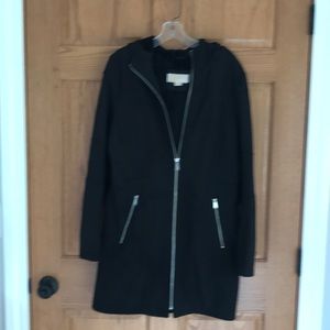 Black fall and spring coat